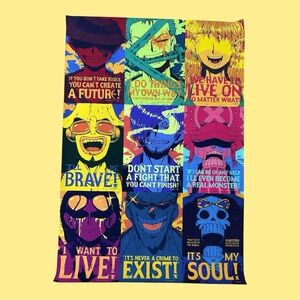 One Piece - Beautiful Vibrant Canvas Poster - 🏴‍☠️💛
